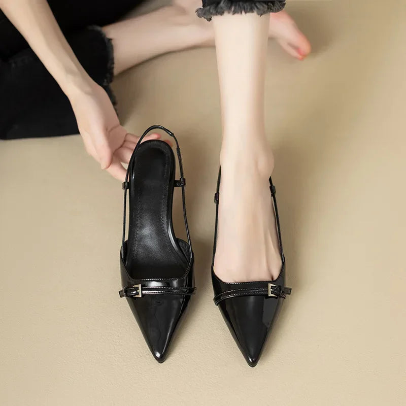 Zapatos de tacón medio