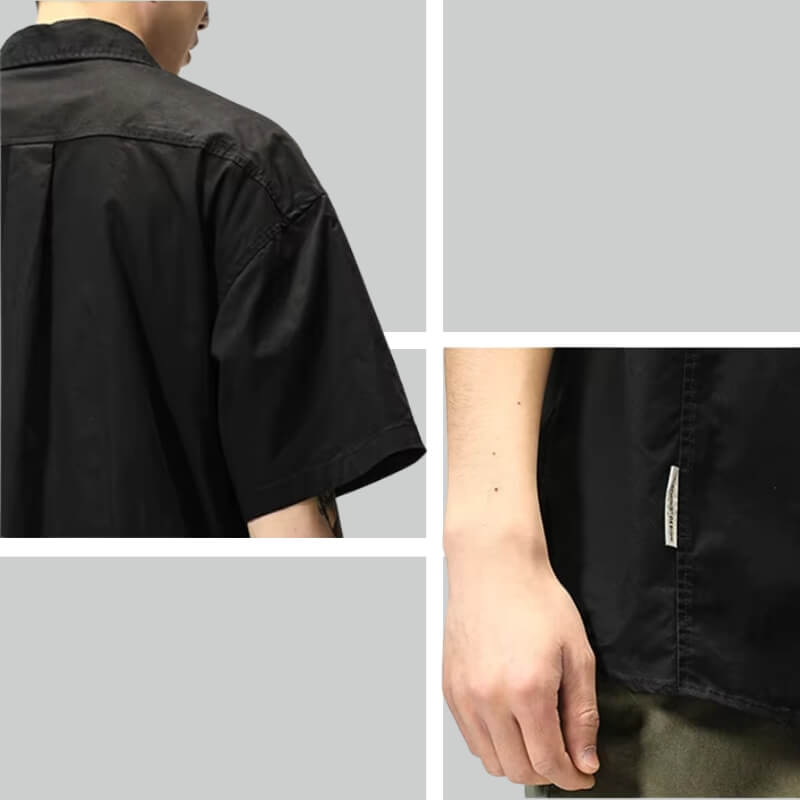 Camisa básica con bolsillos