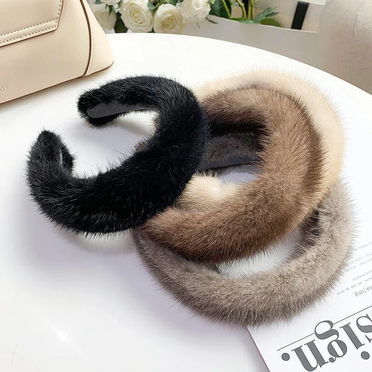 Diadema de piel