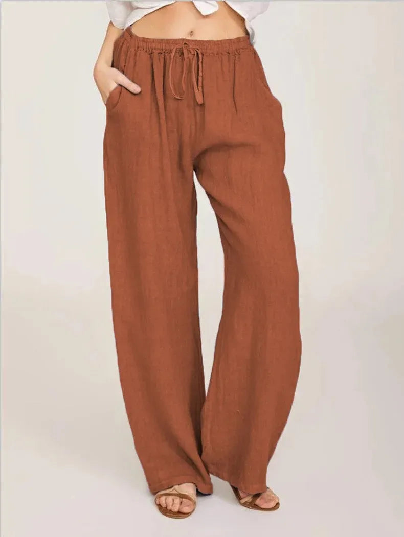 Pantalones de lino para mujer