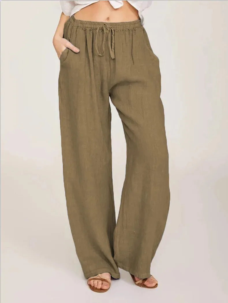 Pantalones de lino para mujer