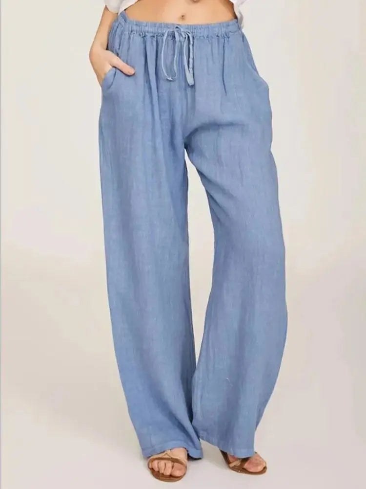 Pantalones de lino para mujer