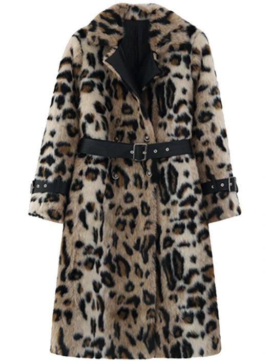 Gabardina de leopardo