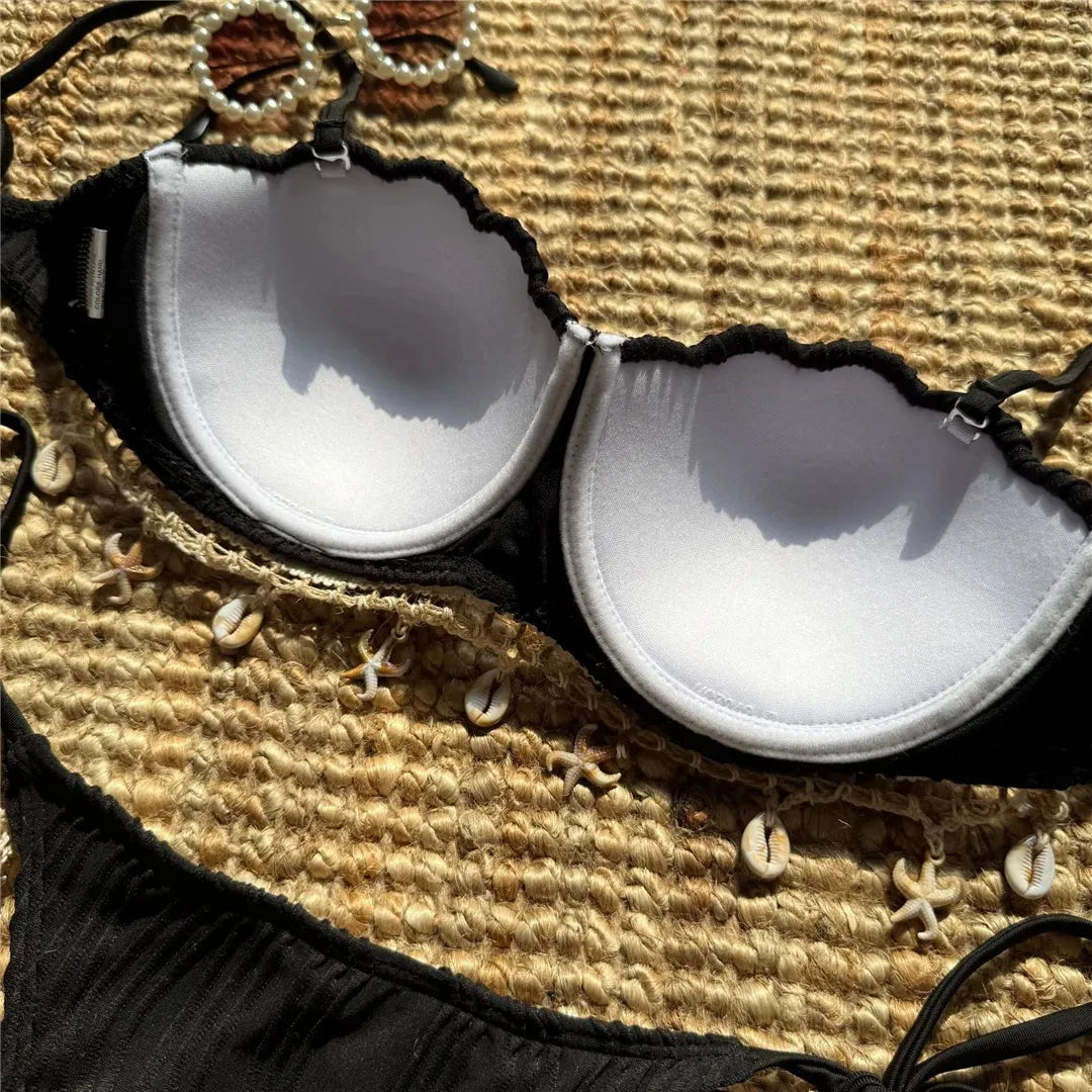 Conjunto de bikini estilo sirena