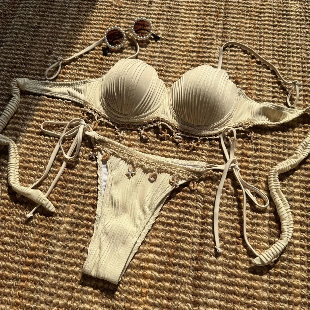 Conjunto de bikini estilo sirena