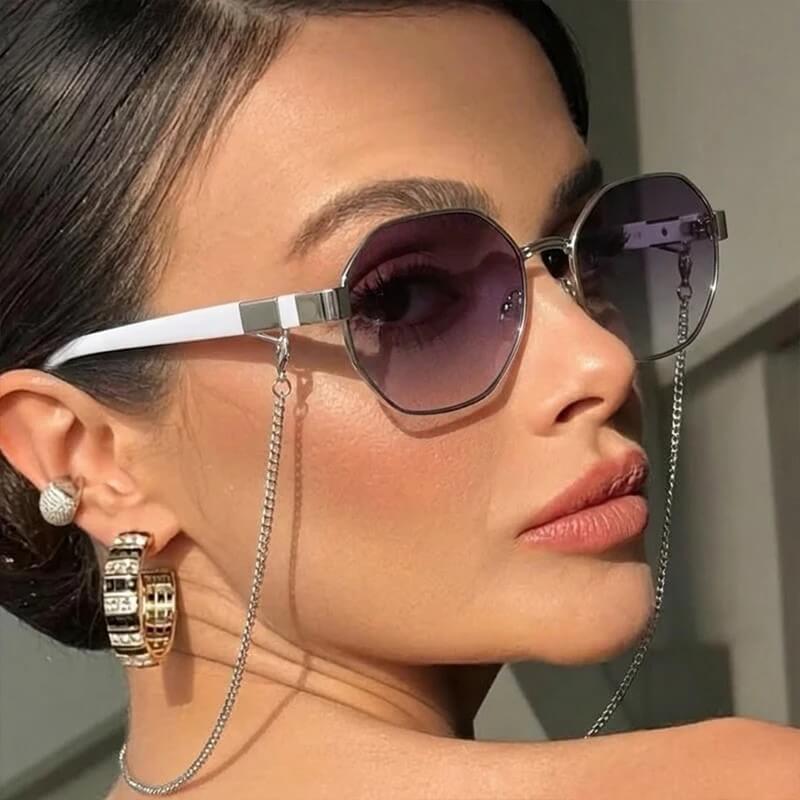 Gafas de sol con montura octogonal