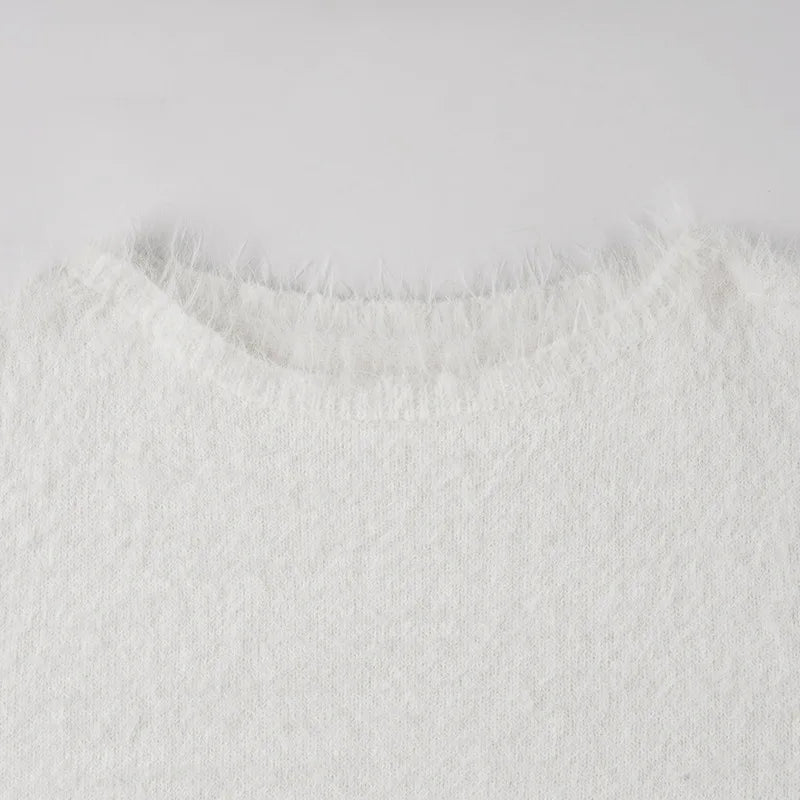 Jersey de felpa holgado para mujer