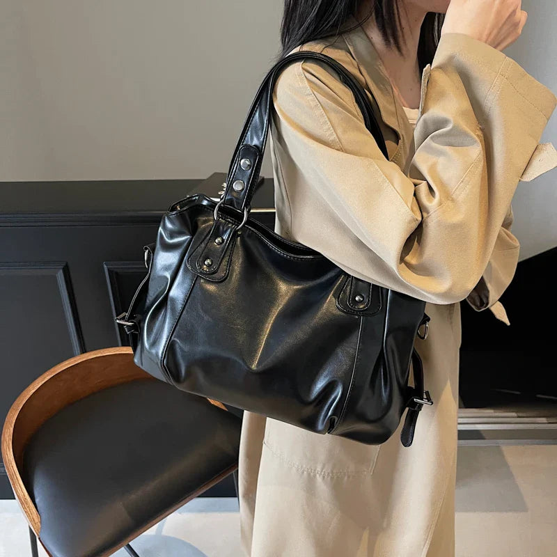 Bolso retro de PU para mujer