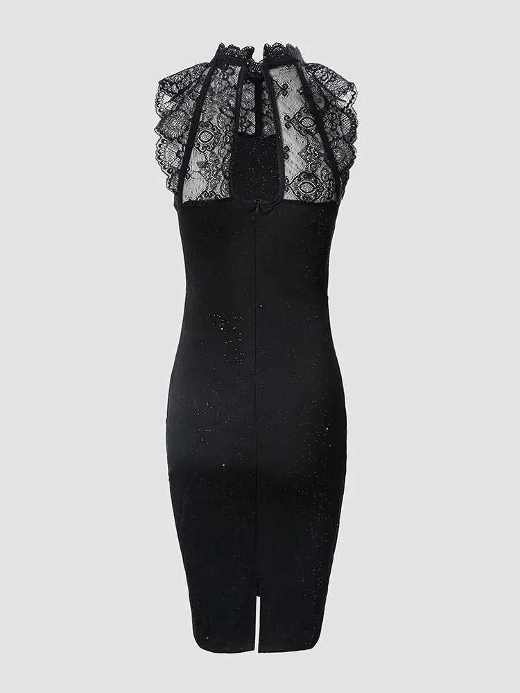 Vestido de fiesta con purpurina