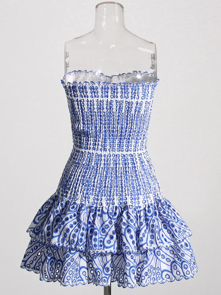 Vestido sin tirantes Julia