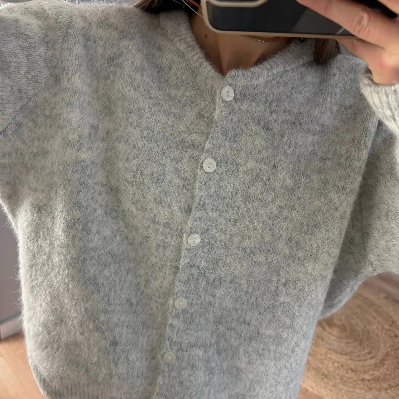 Cárdigan de punto suave para mujer