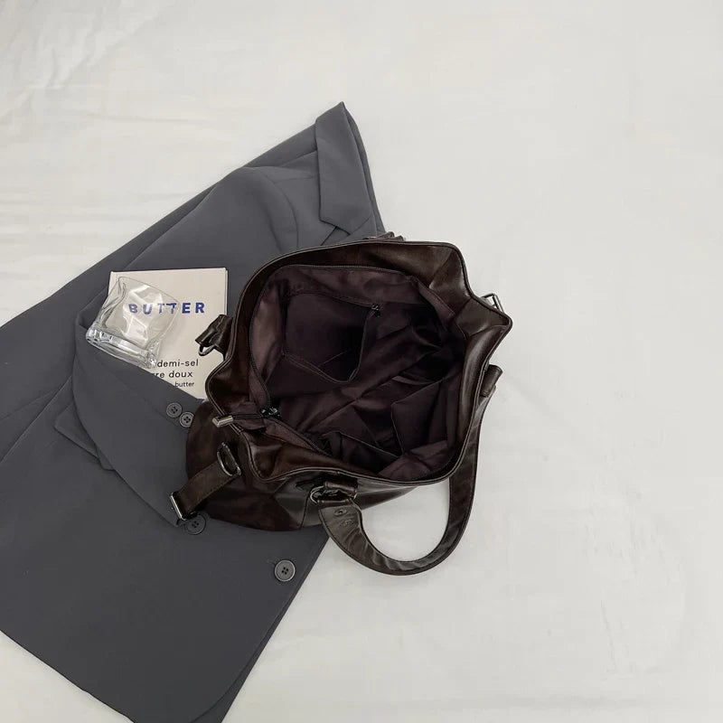 Bolso retro de PU para mujer