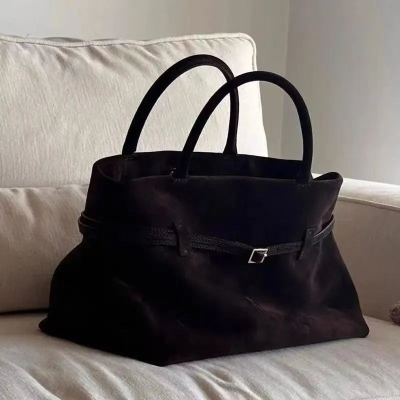 Bolso vintage marrón para mujer