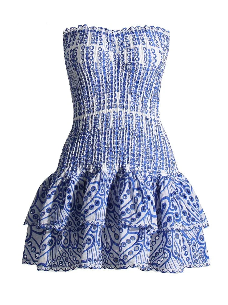 Vestido sin tirantes Julia