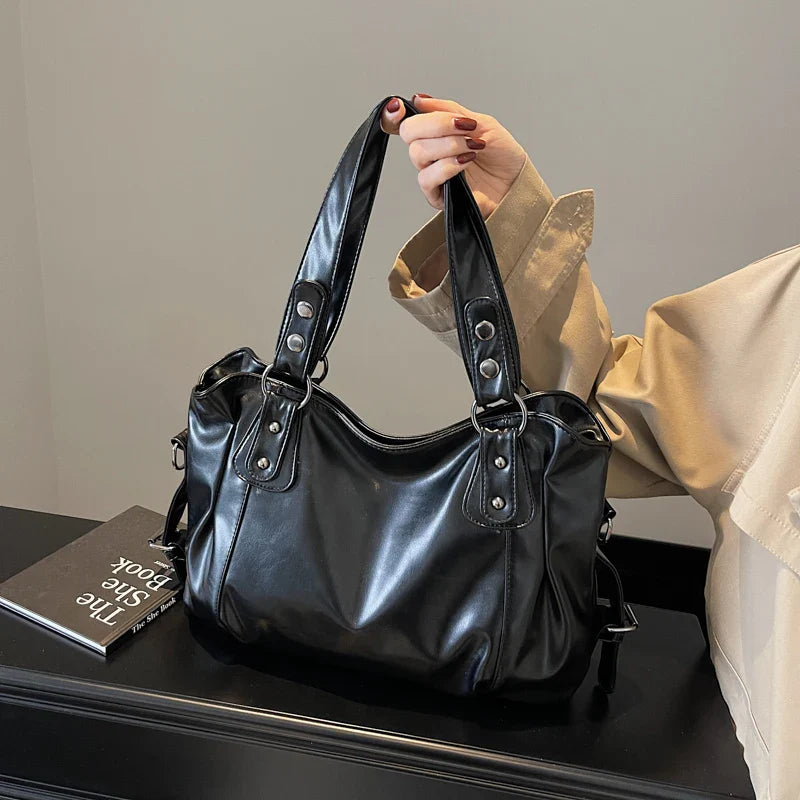 Bolso retro de PU para mujer
