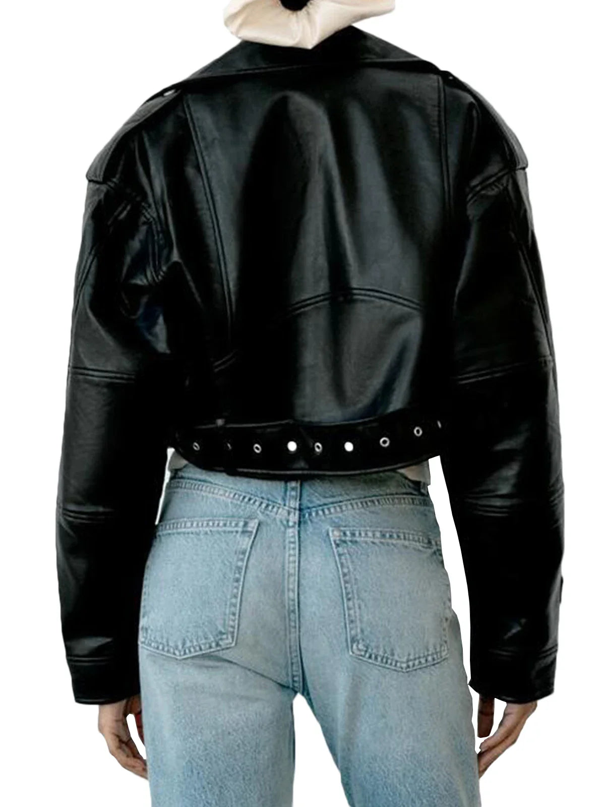 Chaqueta de cuero para mujer