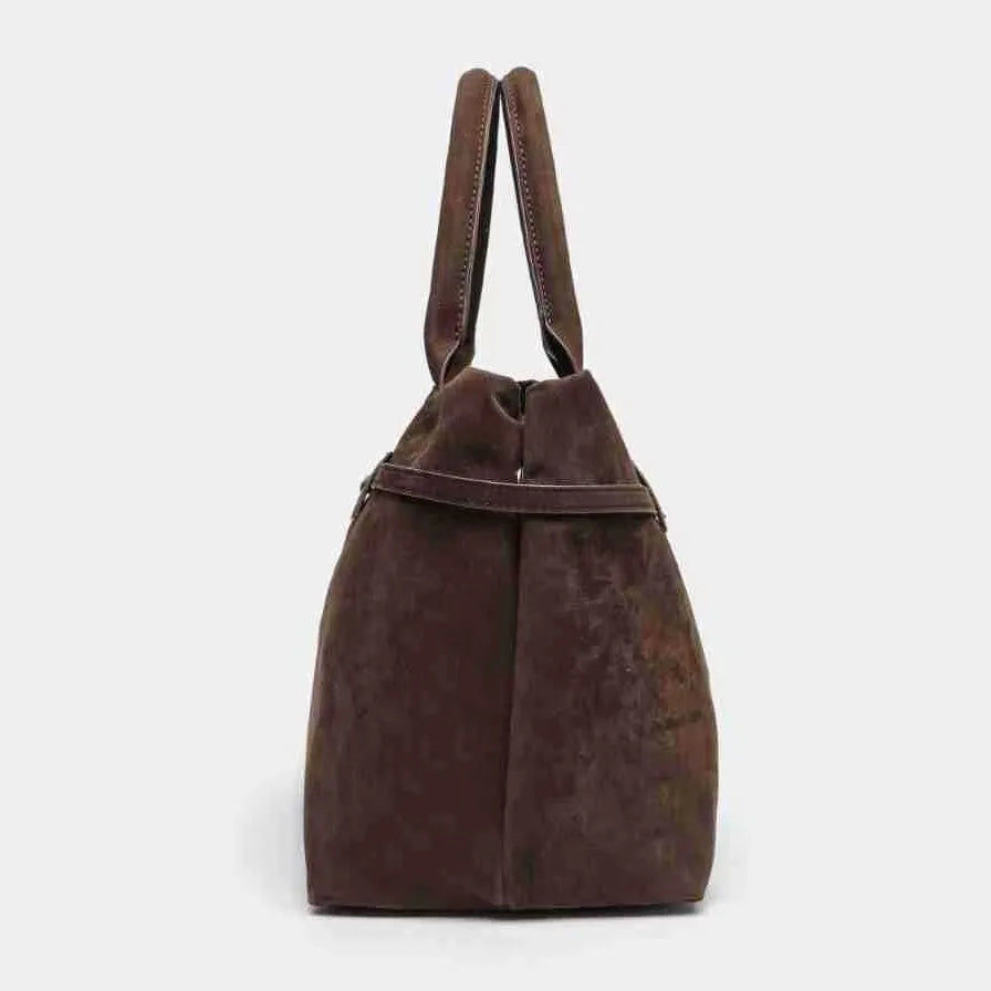 Bolso vintage marrón para mujer
