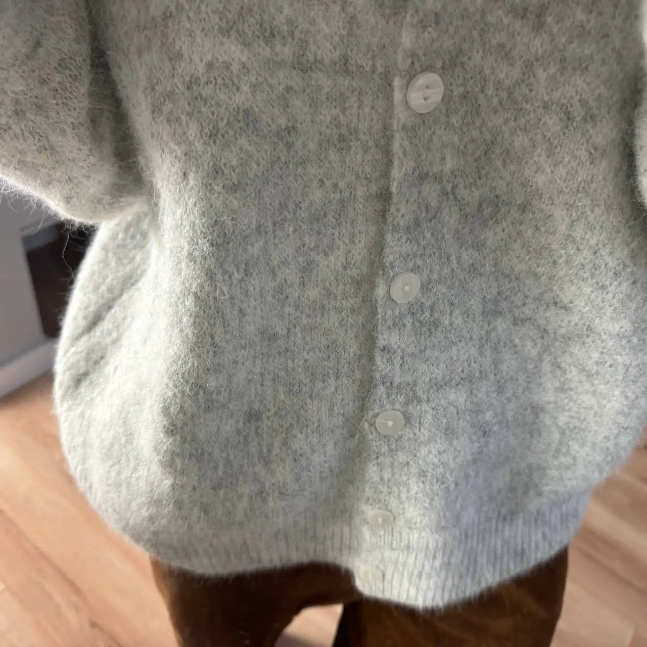 Cárdigan de punto suave para mujer