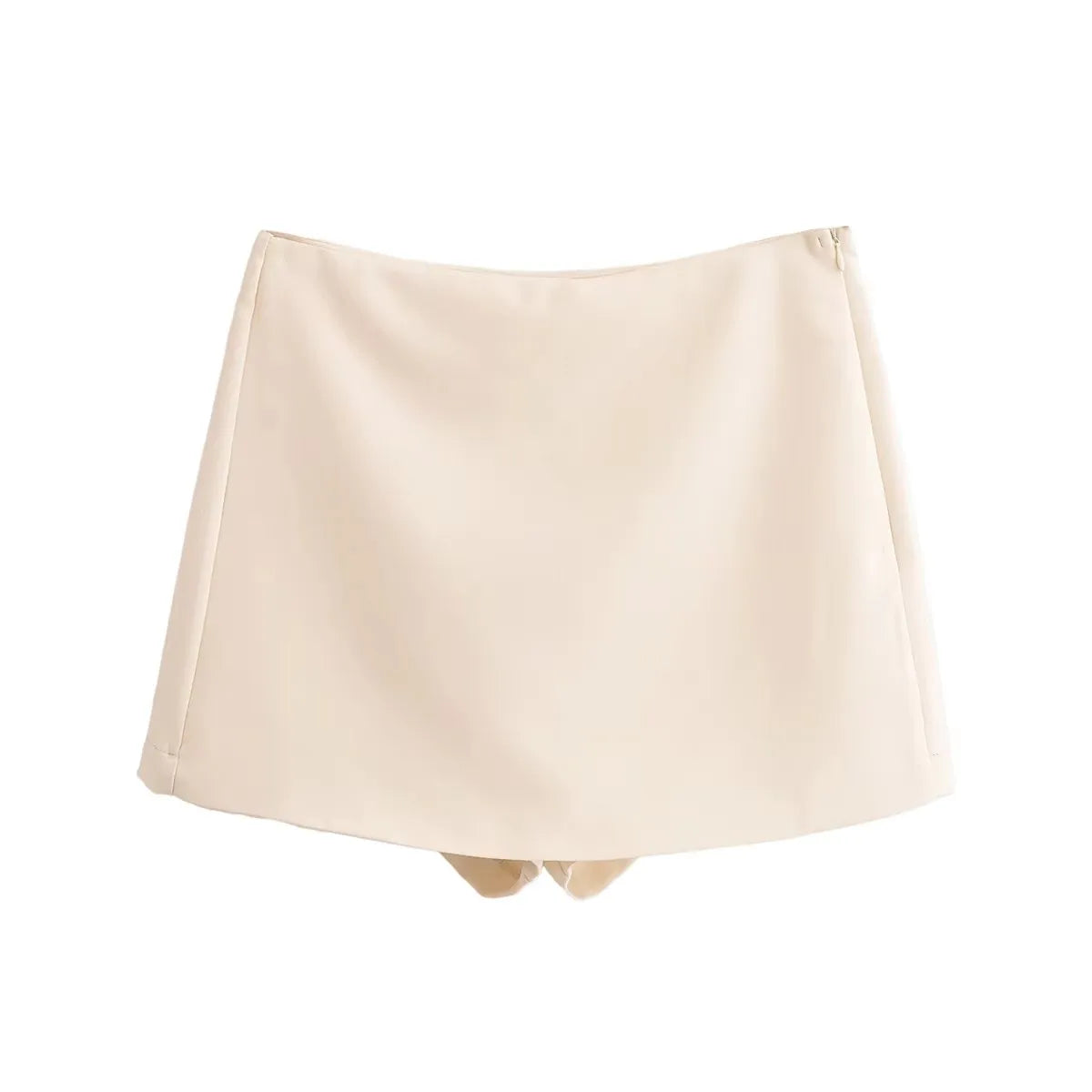 Falda-pantalón de cintura alta para primavera