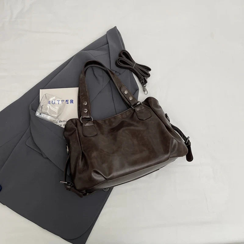 Bolso retro de PU para mujer