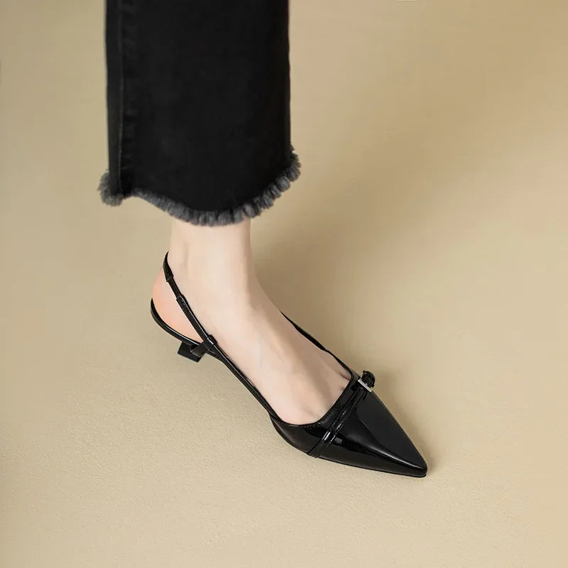 Zapatos de tacón medio