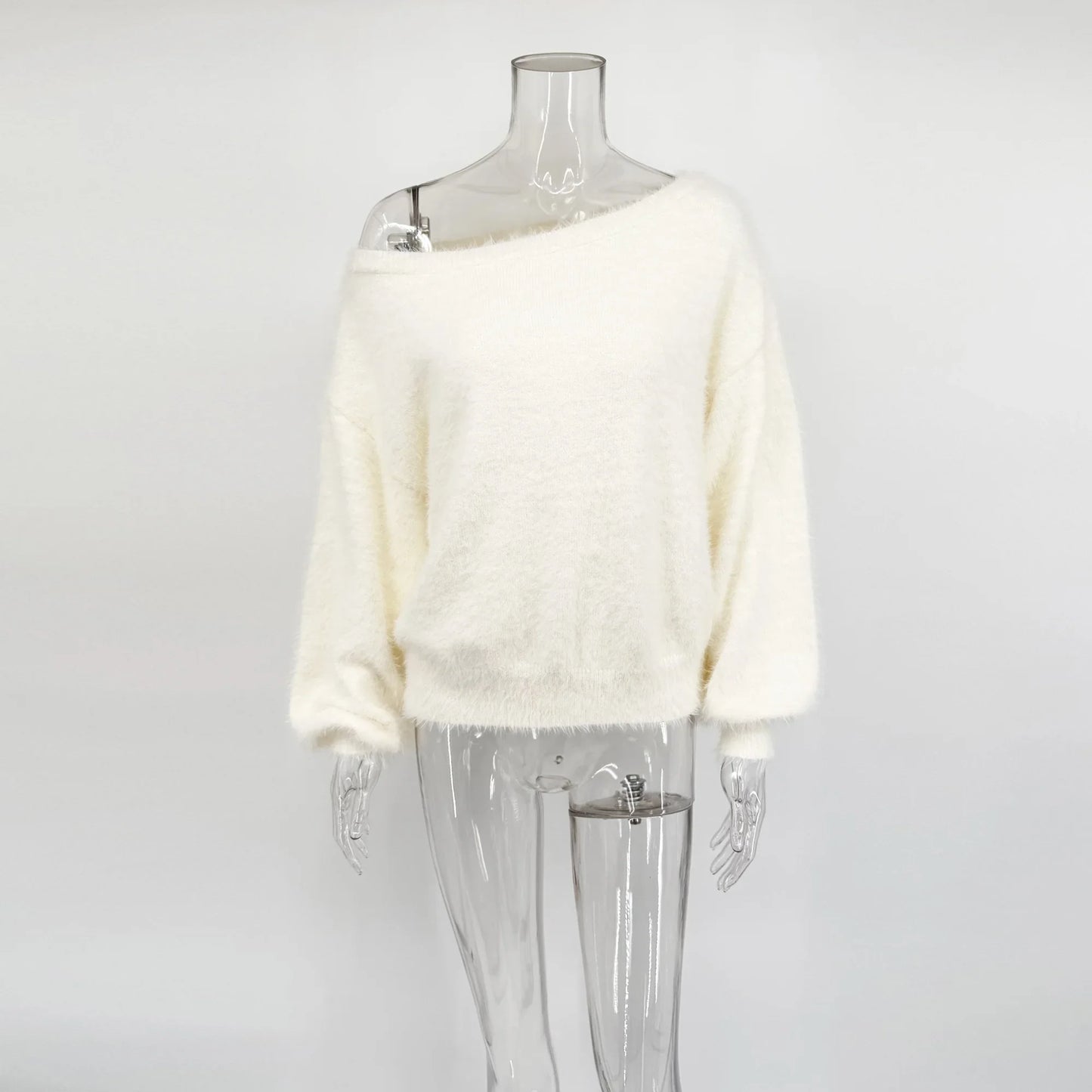 Jersey de felpa holgado para mujer