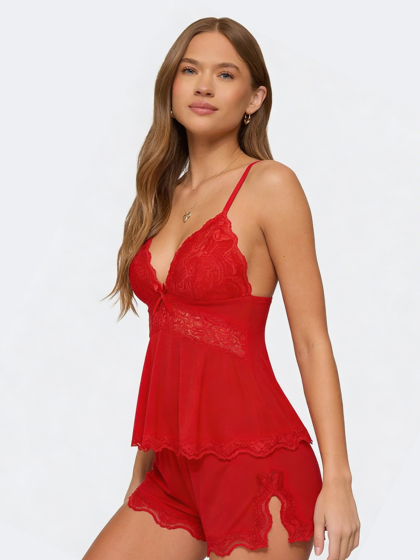 Conjunto de encaje Midnight Kiss