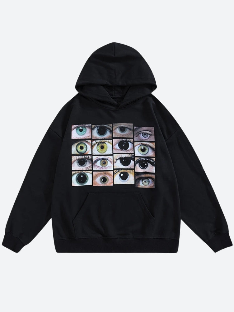 Sudadera con capucha Eyes