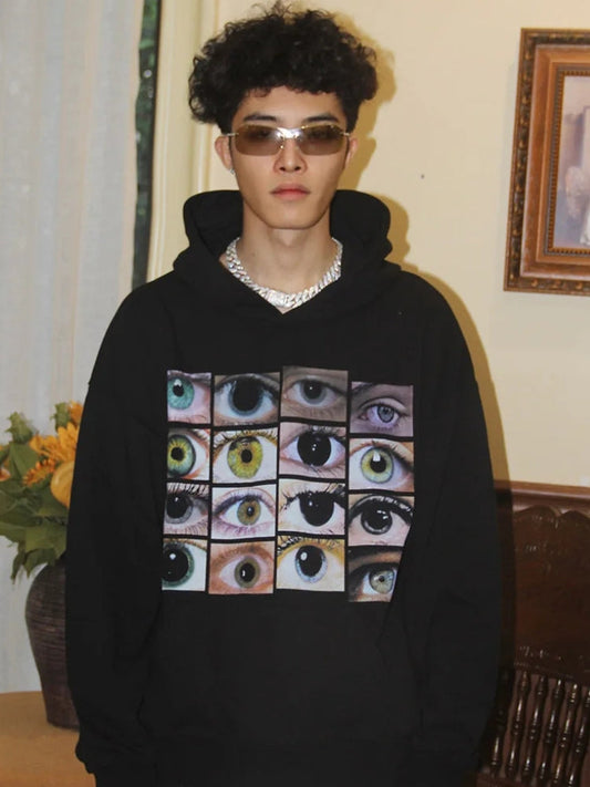 Sudadera con capucha Eyes