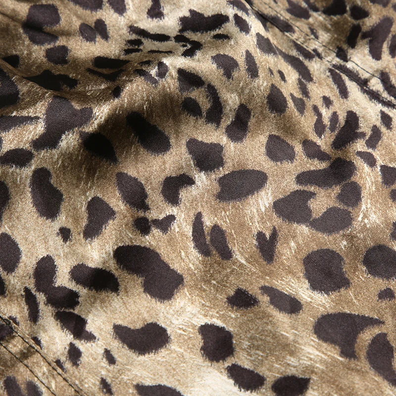 Top corsé de leopardo