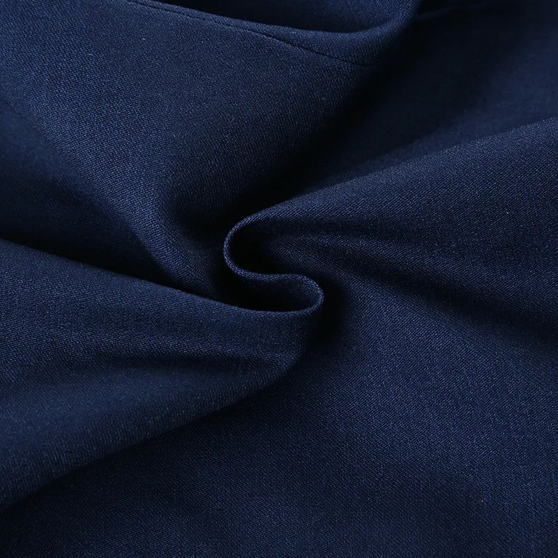 Vestido corto con botones de estilo náutico