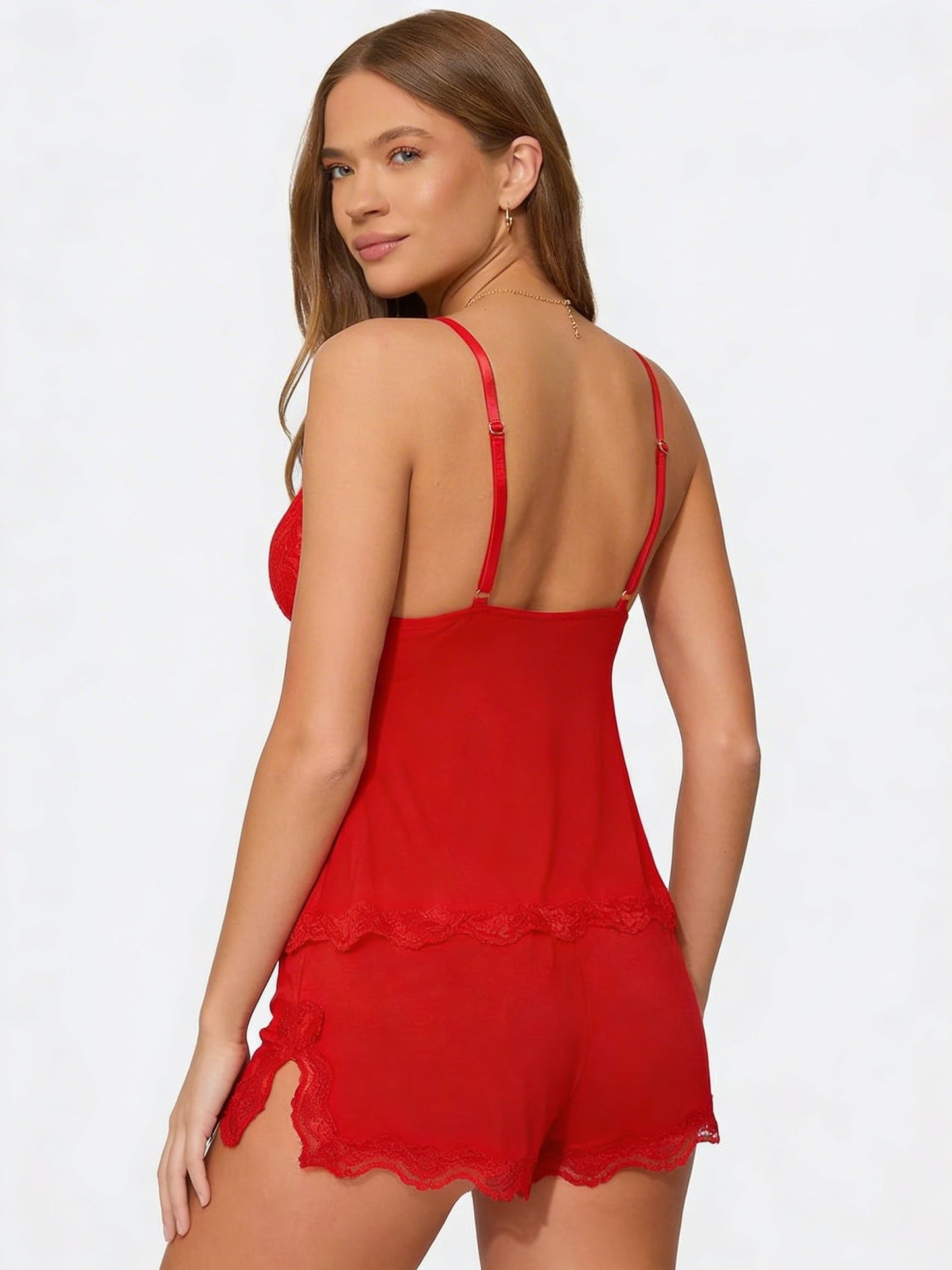 Conjunto de encaje Midnight Kiss