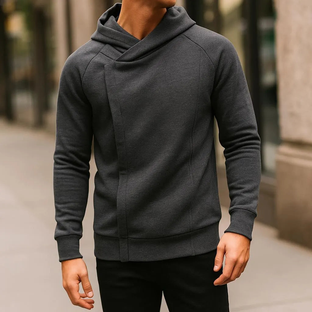 Sudadera con capucha y cremallera